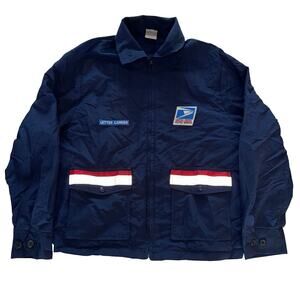 Vintage USPS Letter Carrier Jacket Size Large USA Union Made Windbreaker
